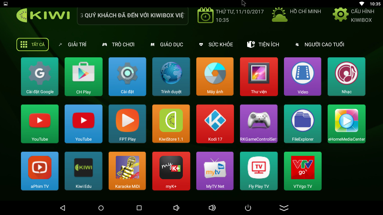 Android Tivi box Kiwi S1 New 2020 TẶNG Điều khiển Bay  đã cập nhập HĐH Android 5.0 hỗ trợ điều khiển giọng nói - Sản phẩm chính hãng