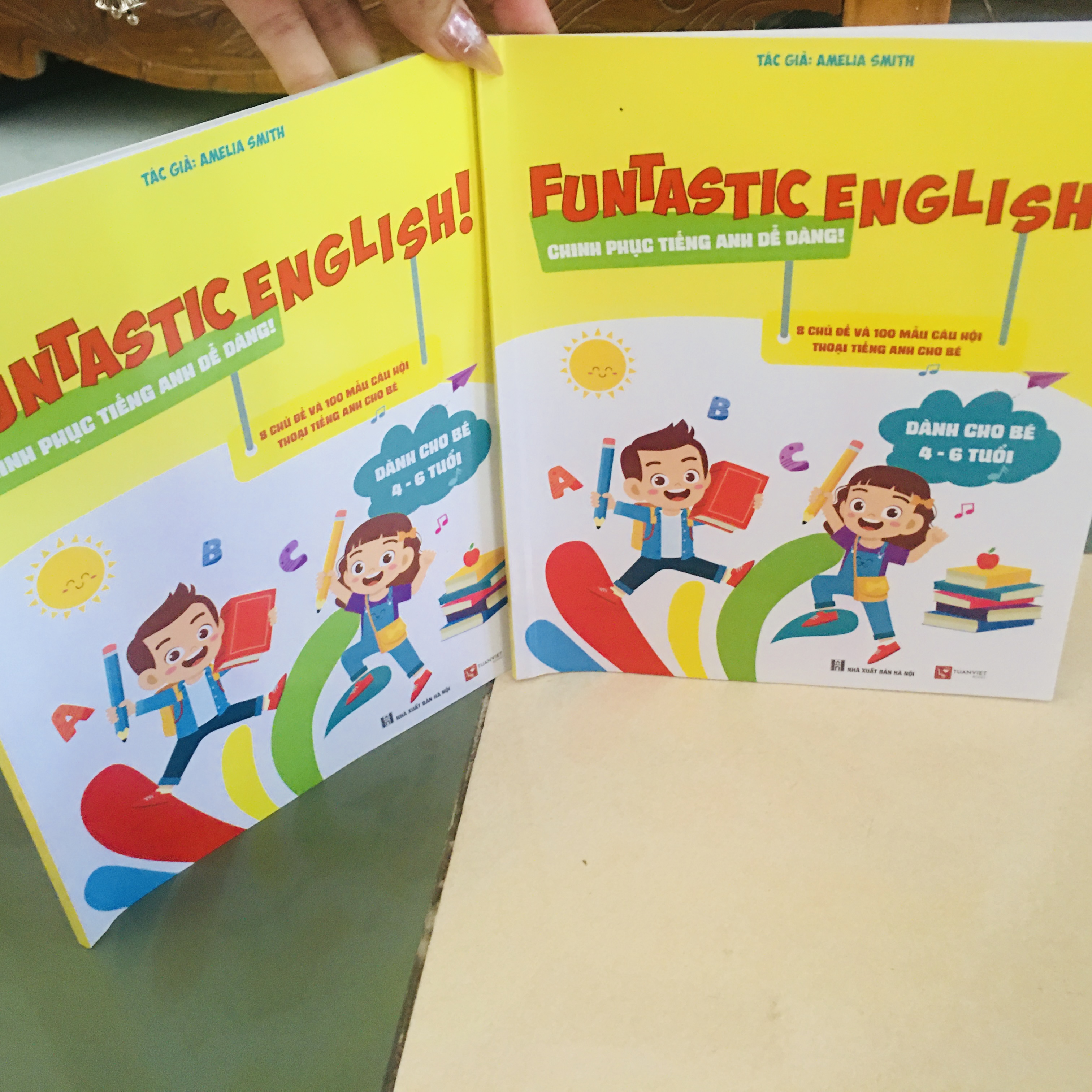 Sách- Chinh Phục Tiếng Anh dễ dàng (dành cho bé 4 - 6 tuổi) Funtastic English