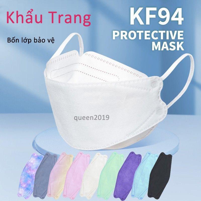 Gói 10 cái Khẩu Trang Hàn Quốc  KF94 4/6 Lớp Lọc Chuẩn