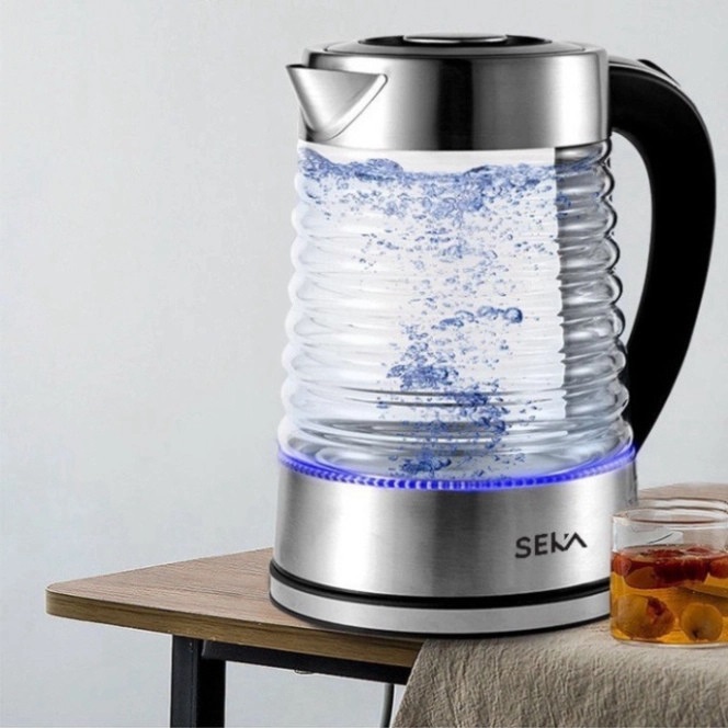 Ấm Siêu Tốc Thủy Tinh SEKA SK2829T 2.2L - Hàng Chính Hãng