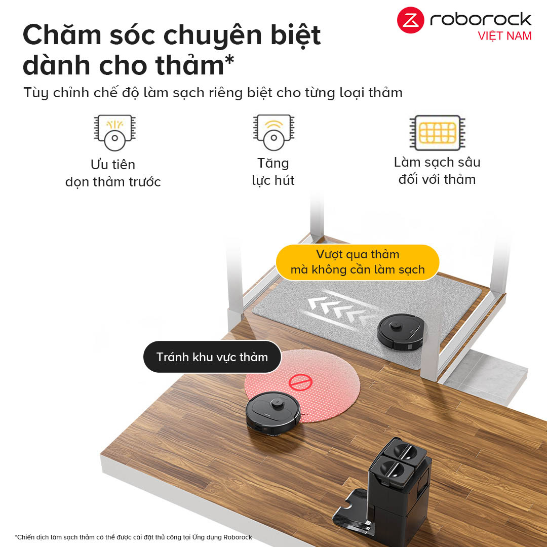 Robot hút bụi lau nhà Roborock QR 798 – Hàng Chính Hãng