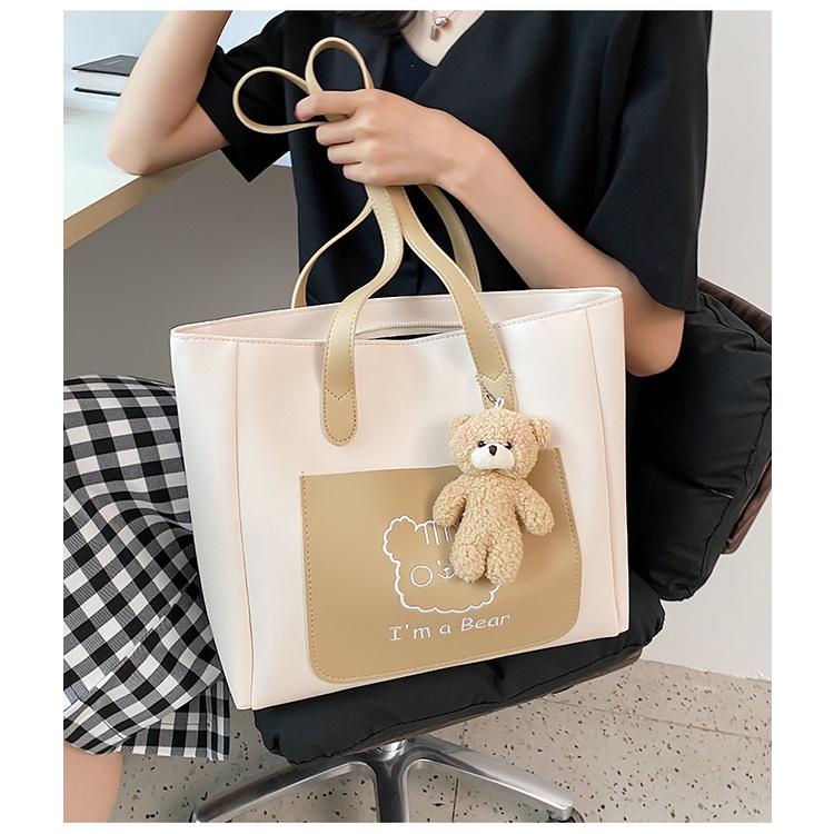 Túi xách nữ công sở LOLI 88 tote da pu để vừa A4 kẹp nách đeo vai đi học đi chơi thời trang giá rẻ - TXCS42