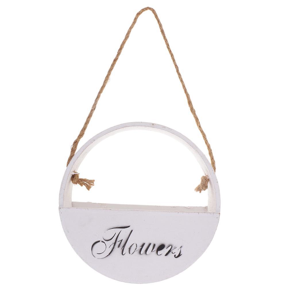 Wooden Flower Basket Pot Plant Trays for Home Garden Decorations DIY Crafts