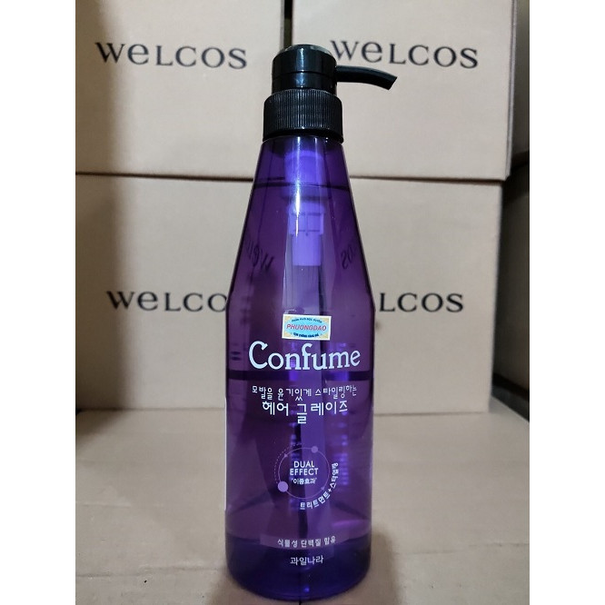 Gel lỏng tạo kiểu tóc mềm  (Hàn Quốc) Confume hair glaze 600ml