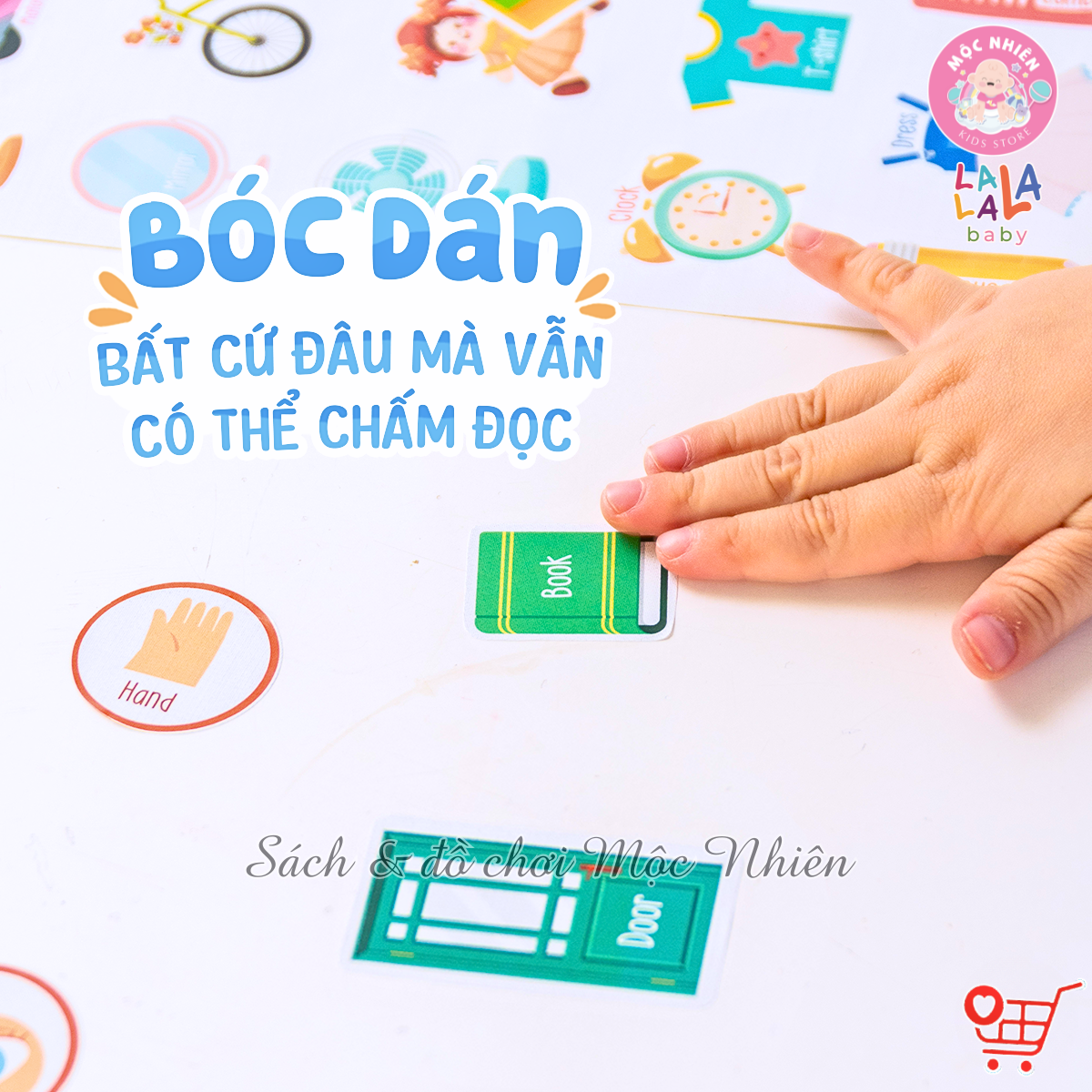 Bút Chấm Đọc Lala Magic Pen Song Ngữ Anh Việt - Đồ Chơi Âm Thanh Tích Hợp Đa Chức Năng kèm Thu Âm Cho Bé - Lalala baby