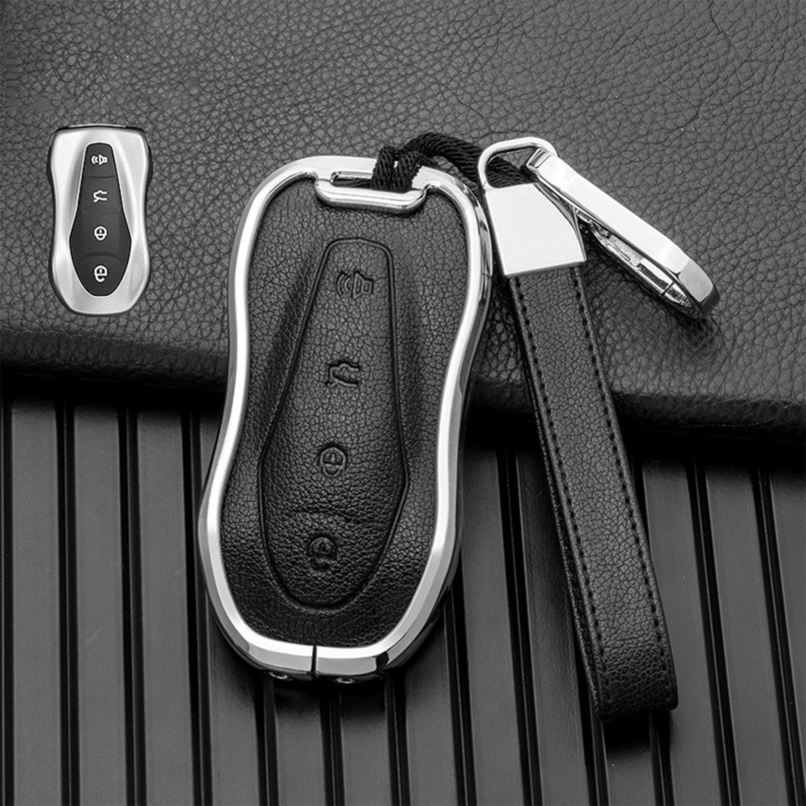 Key Fob Key Case Fashion Full Cover Remote Key Shell Case Soft Replacement
