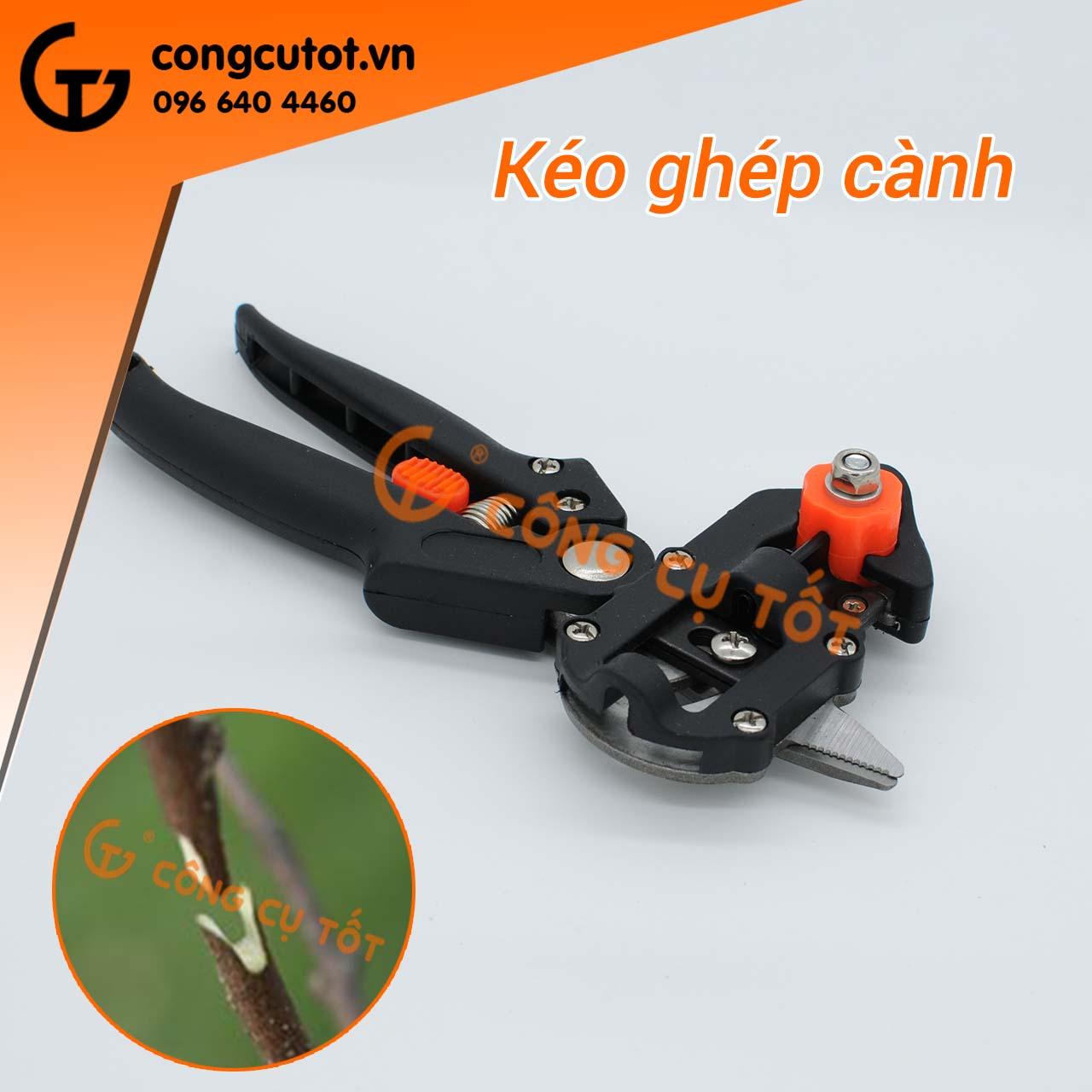 Bộ kéo ghép cành cây chuyên dụng dạng U V Ω Ghép nêm rất khí đường kính thân ghép từ 3 - 13mm