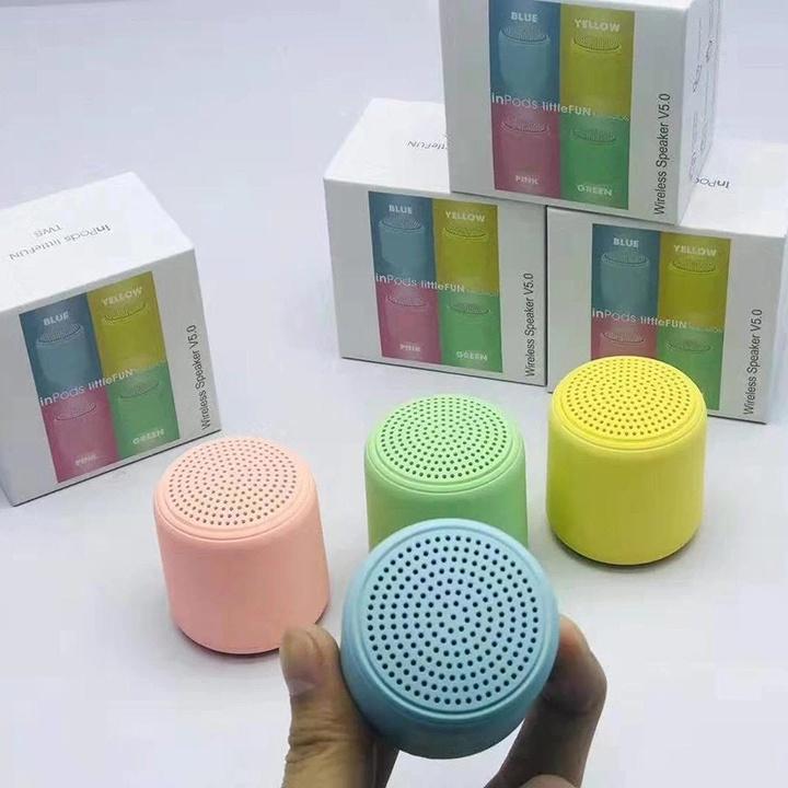 Loa bluetooth Rovtop Inpods LittleFun TWS Mini Cầm Tay Siêu Nhỏ Gọn- Âm Thanh Hay