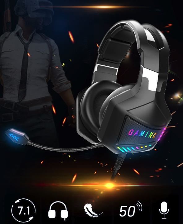 Tai Nghe Chụp Tai Over-Ear Công Suất Cao K902 RGB Gaming PC 7.1 - thế hệ mới