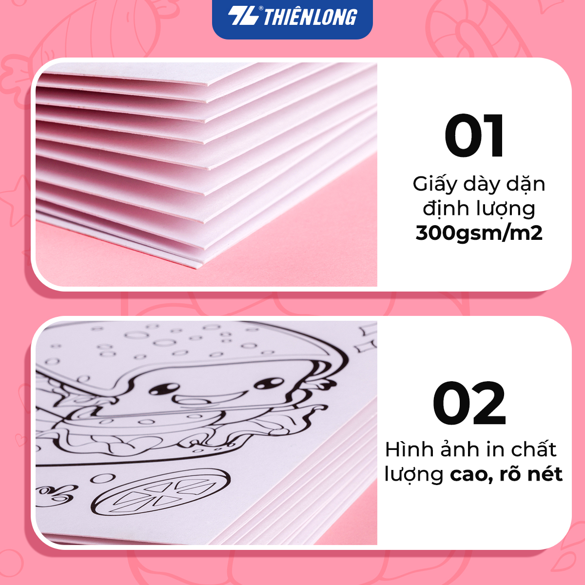 Sổ tay Flash Card họa tiết trang trí Thiên Long Colokit - Tặng kèm màu nước dạng nén