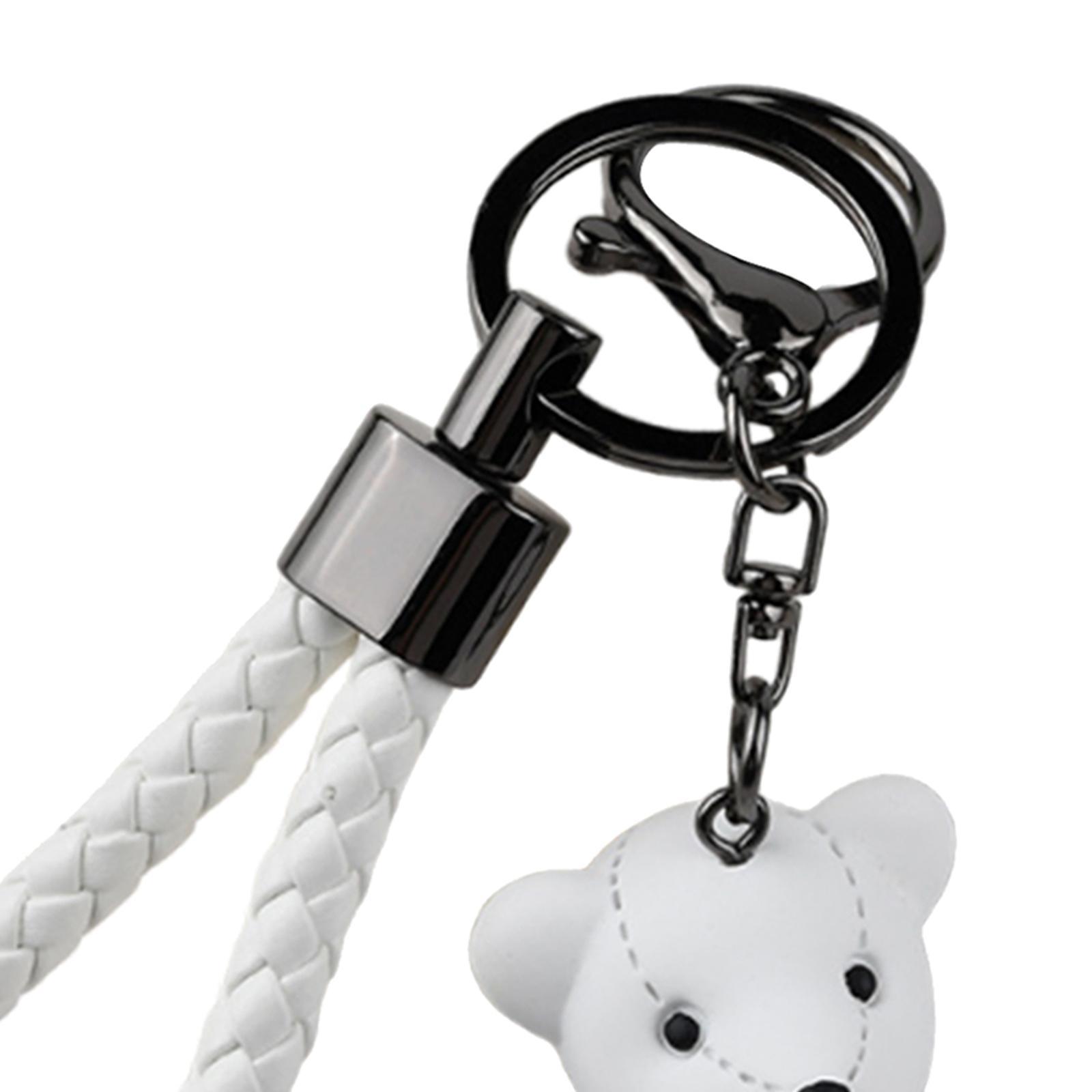 Bear Key Chain Pendant Resin Animal Pendant Creative Gift Car Bag Keychain
