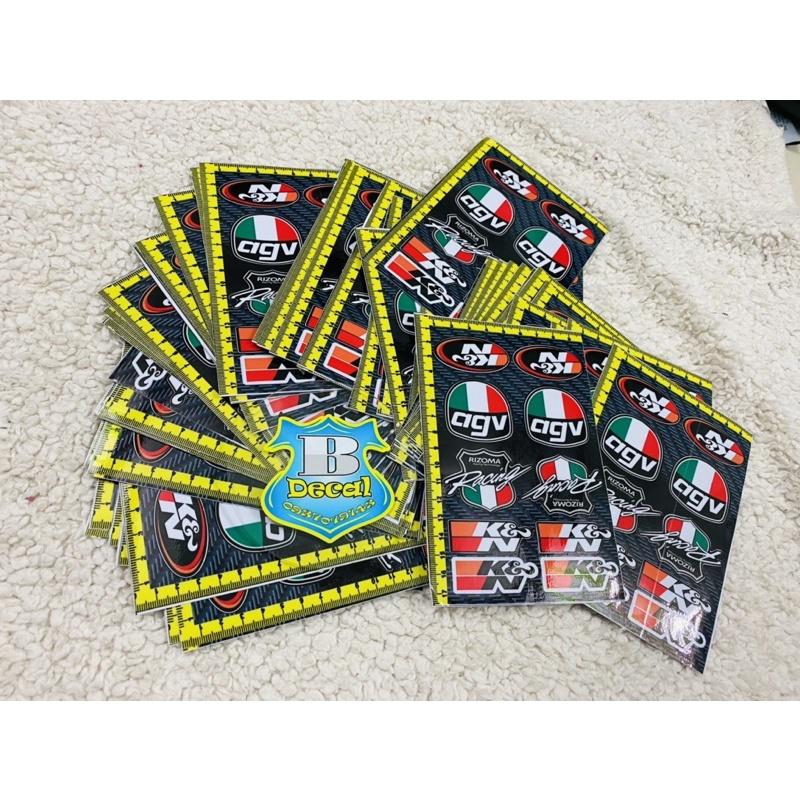Tem logo Sticker AGV,K&N
