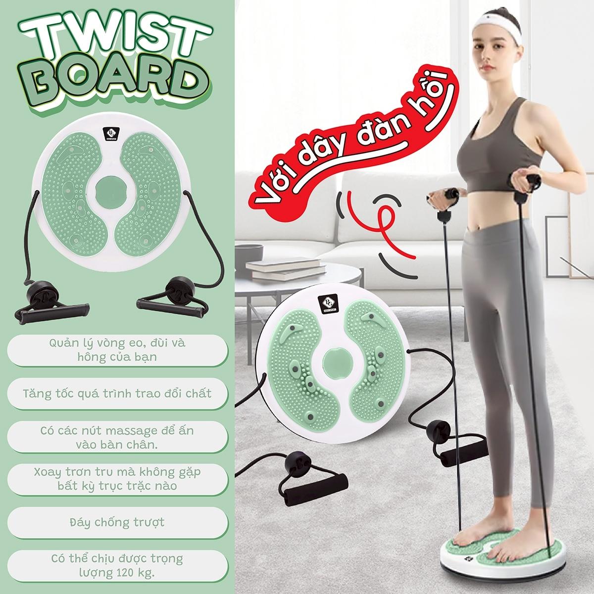 3001N/R Đĩa Xoay eo,Dụng Cụ Tập Thể Dục Xoay Eo Hỗ Trợ Massage Chân Xoay 360 Độ