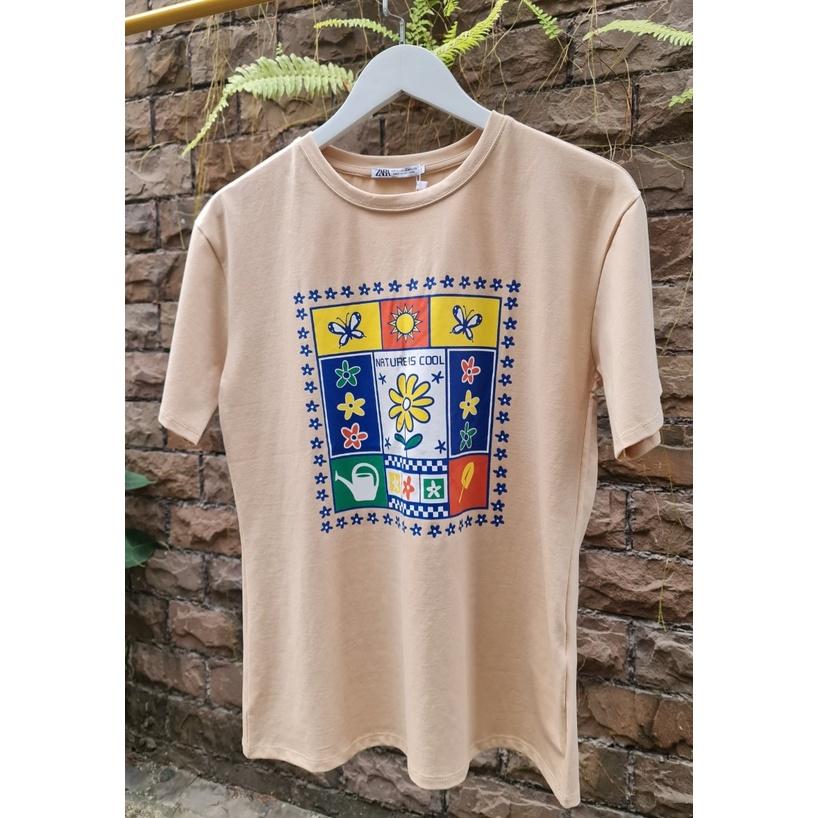 ÁO THUN VNXK HỌA TIẾT IN HÌNH Ô VUÔNG - COTTON 100% 4C FORM CHÂU ÂU