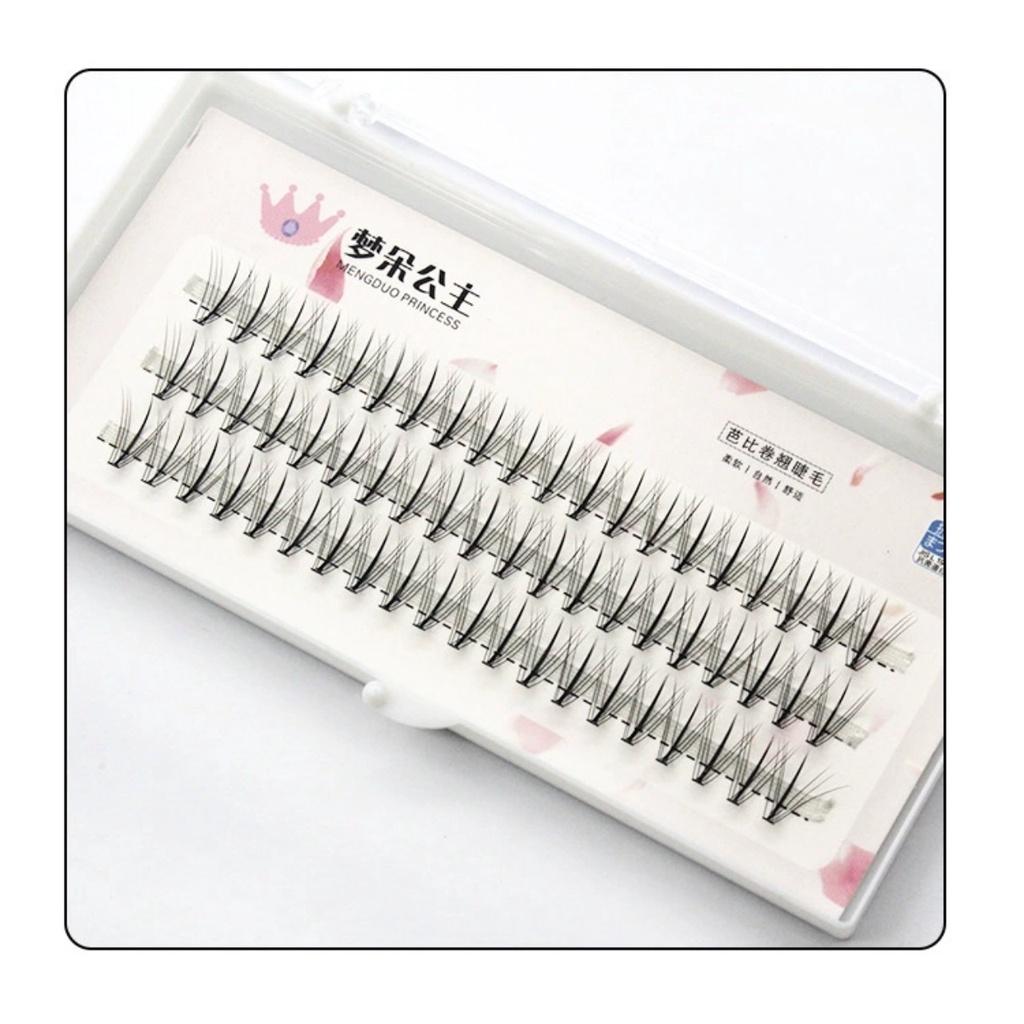 Mi chùm katun mẫu trắng mới cho bộ mi mắt cong vút đẹp với 1 trụ A quyến rũ