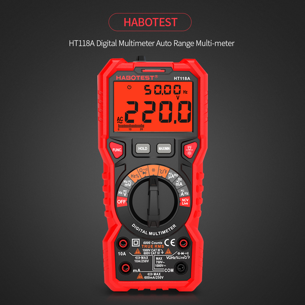 ĐỒNG HỒ ĐO ĐIỆN ÁP HABOTEST HT118A