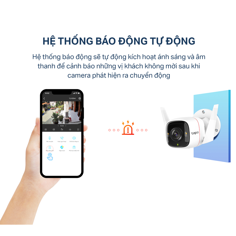 Camera WiFi Ngoài Trời TP-Link Tapo C320WS Độ Phân Giải 2K QHD - Hàng Chính Hãng