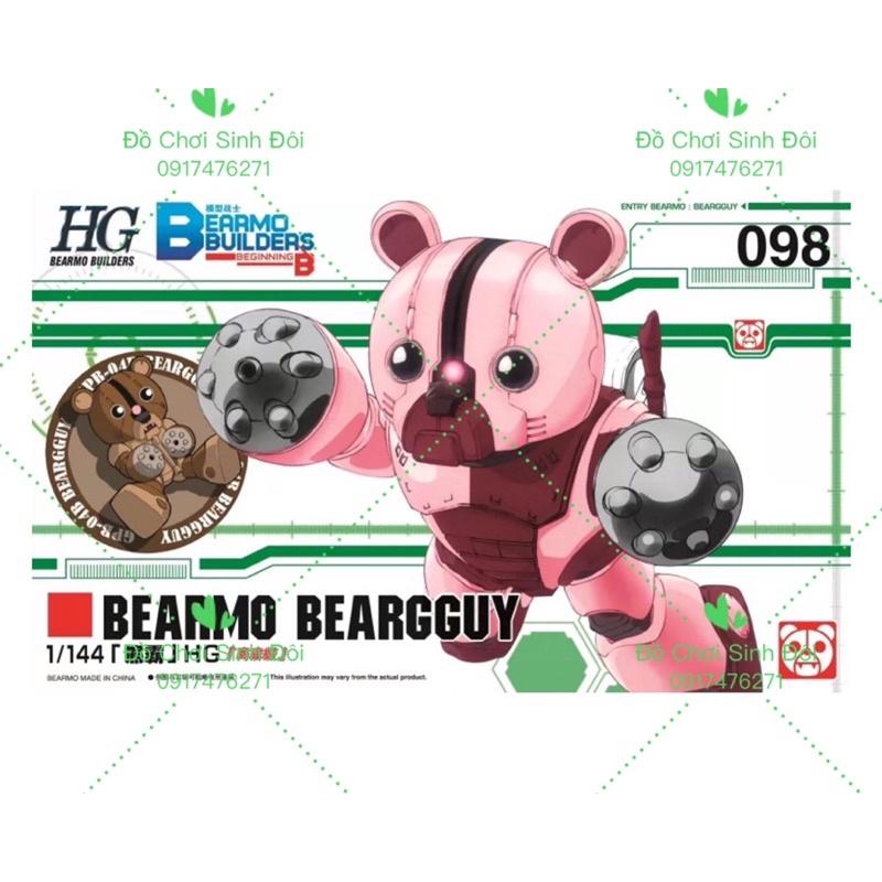Đồ chơi lắp ráp mô hình  gấu Hồng 098