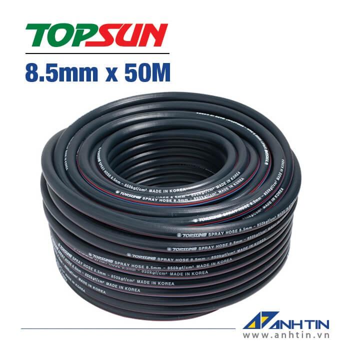 Dây phun áp lực TOPSUN | Ống hơi PVC TOPSUN 8.5mm x 50M | Áp lực làm việc 80 Bar