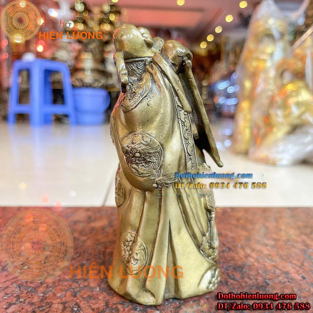 Tượng Đồng Ông Thần Tài Đứng Cầm Sớ Vạn Sự Như Ý