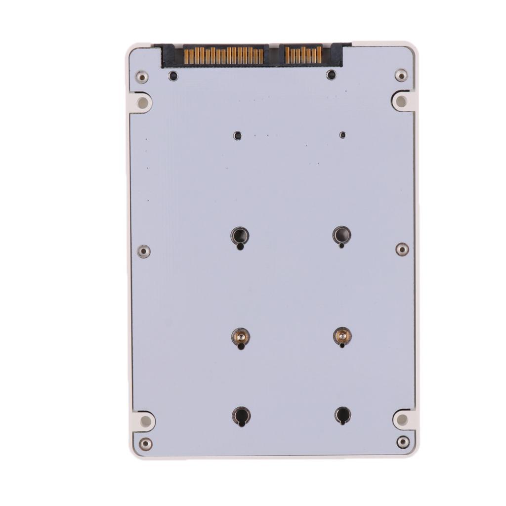 MSATA SSD to 2.5inch 3.0 HDD Enclosure Adapter Card White
