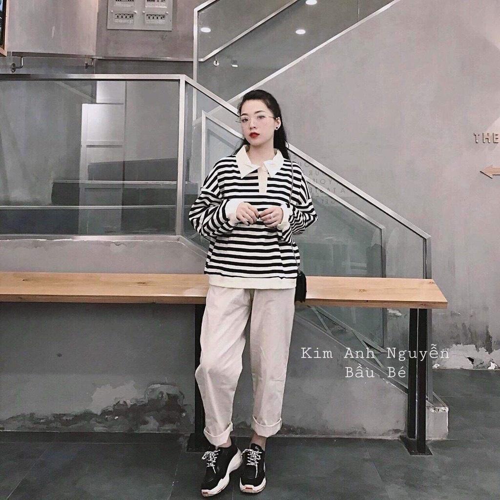 Quần thô kaki dáng baggy dáng đẹp năng động