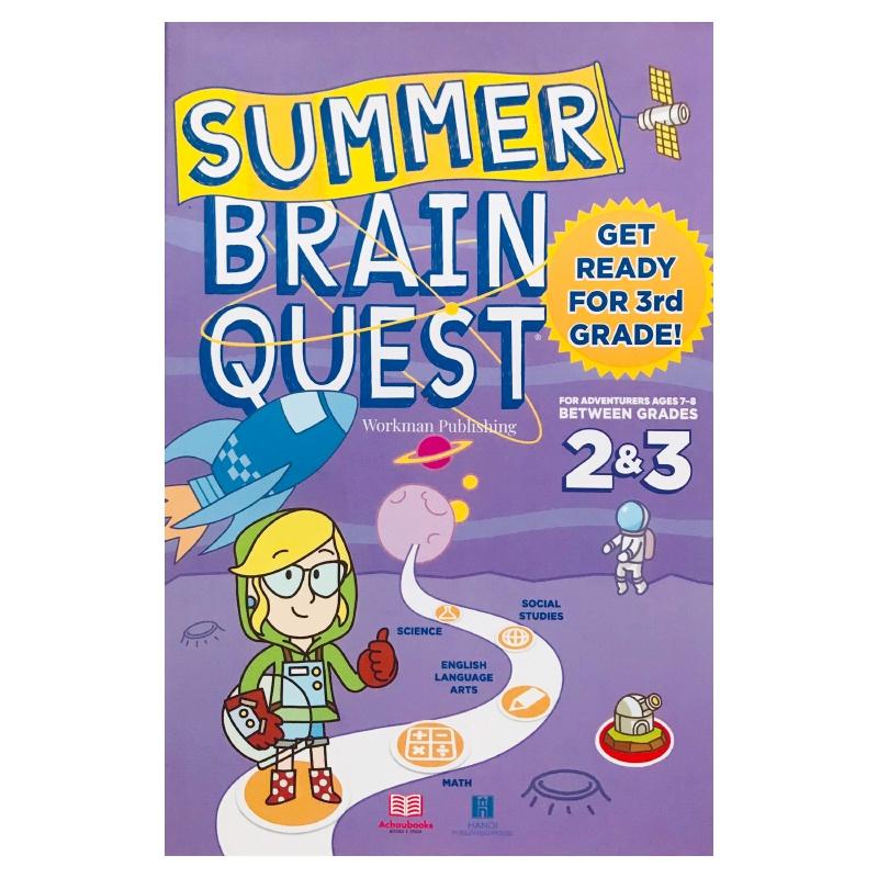 Sách summer brain quest grade 2 &amp; 3 ( 7 - 8 tuổi )