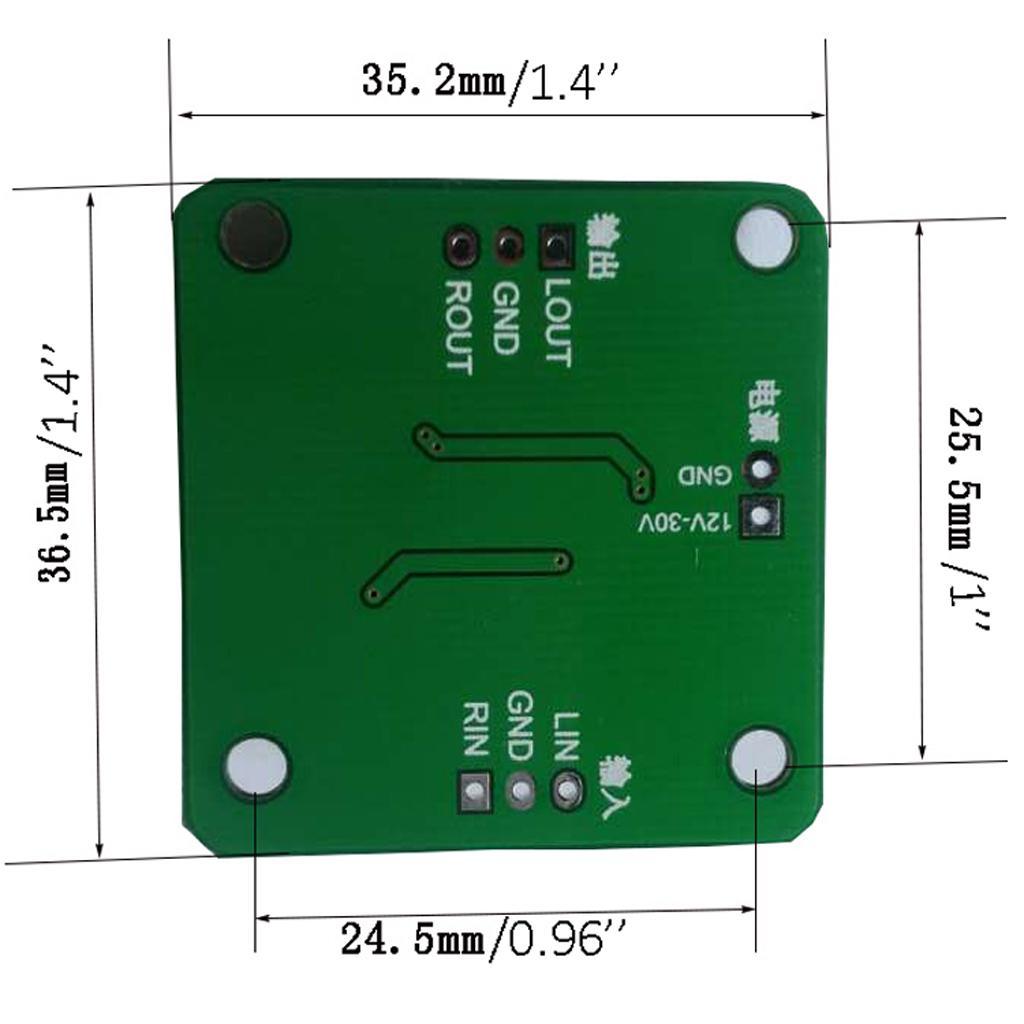 Home Car Stereo Audio Amplifier Module Board NE5532 4558