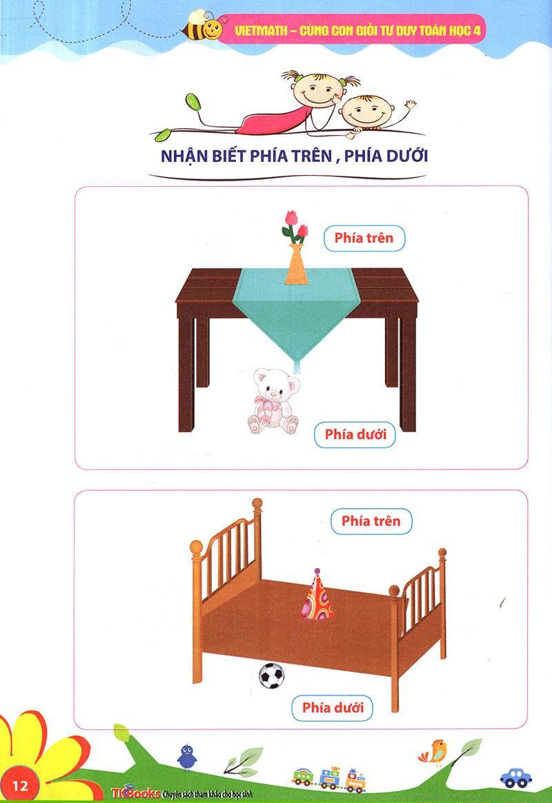 Viethmath - Cùng Con Giỏi Tư Duy Toán Học Tập 4 (Tái Bản 2020)