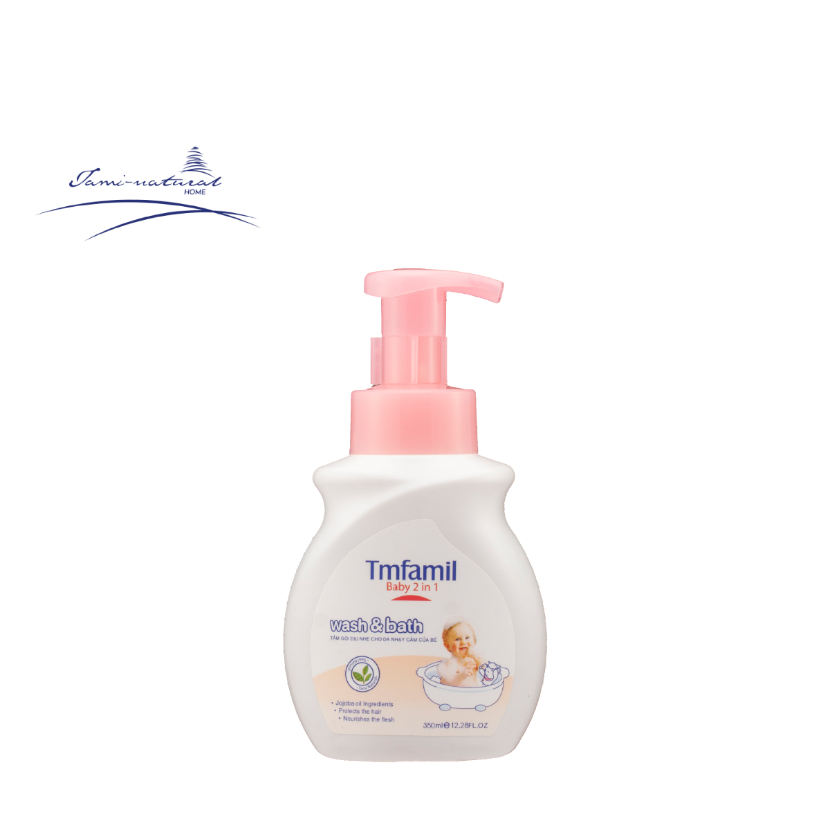 Sữa tắm gội toàn thân trẻ em 2 trong 1 an toàn, dịu nhẹ - Tmfamil Baby Wash 2in1