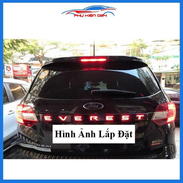 Ốp tay cốp sau có đèn led Everest 2017-2018-2019-2020-2021-2022 ánh sáng đỏ trang trí xe