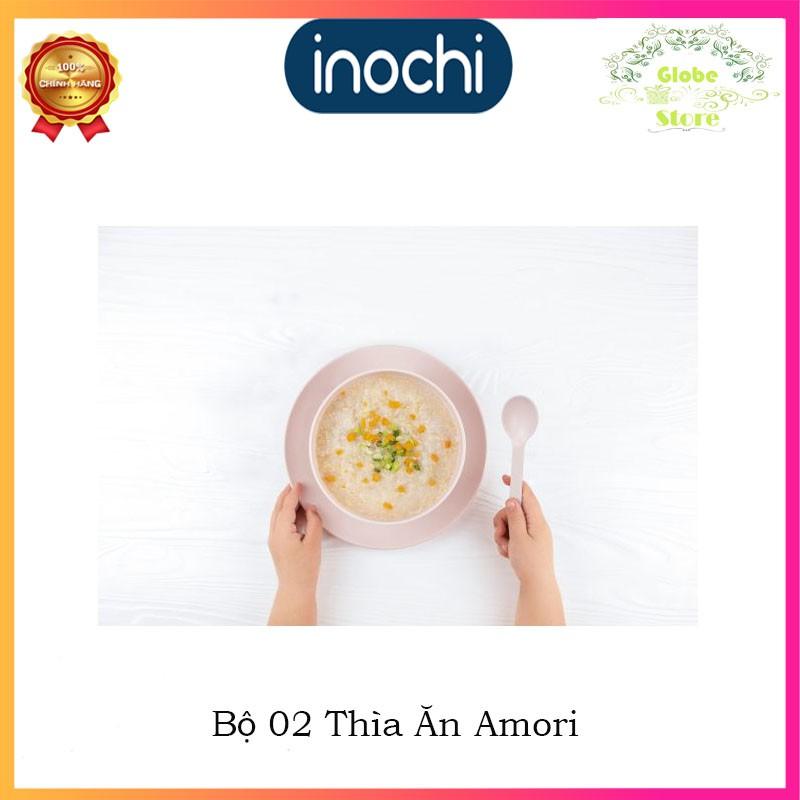 Bộ 02 Thìa Tập Ăn Cho Bé Amori INOCHI