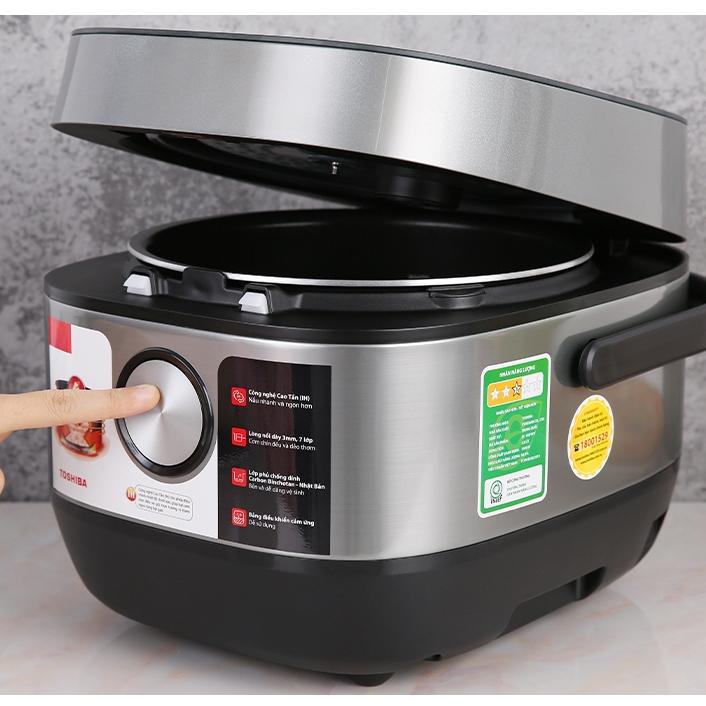 Nồi Cơm Cao Tần Toshiba RC-18IP1PV &amp; RC-10IP1PV, Công Nghệ IH 3D - Lòng Nồi Siêu Dày, Hàng Chính Hãng