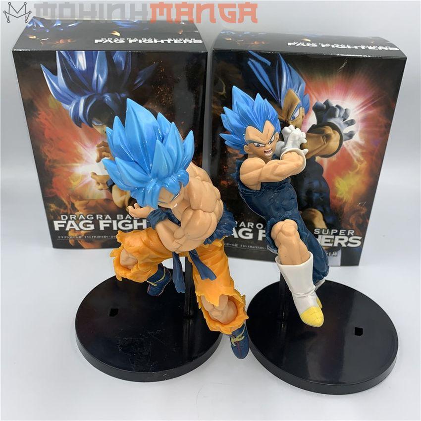 Combo 2 mô hình nhân vật Son Goku và Vegeta Blue Dragon Ball Bảy Viên Ngọc Rồng Songoku Super Saiyan God Siêu Xayda