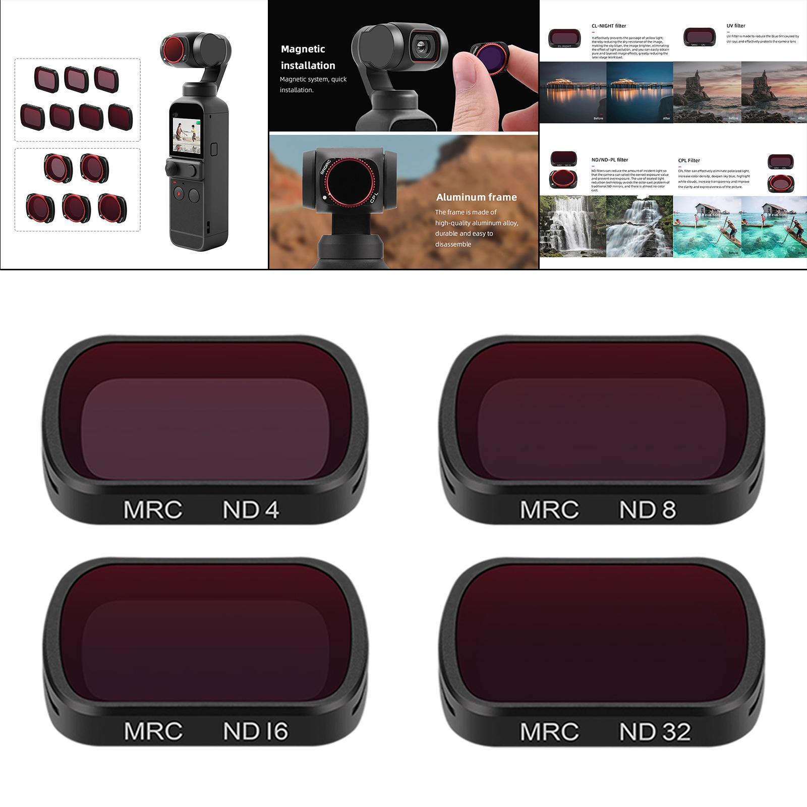 Camera Optical Glass Lens Filter  CPL ND8 ND16 ND32