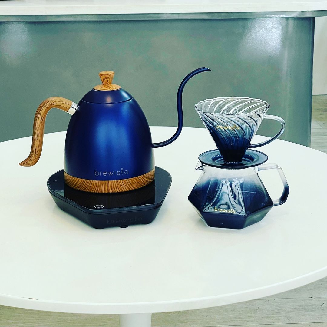 Ấm đun cảm ứng chuyên dụng rót cà phê Kettle 600ml - Cyanotic Blue