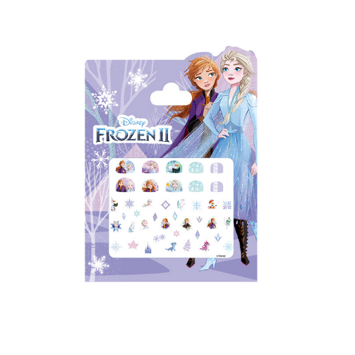 Combo 5 tờ Nail Sticker ngẫu nhiên , miếng dán móng tay hoạt hình kiểu vuông Frozen Princess Tsum Unicorn Minnie Sofia cho trẻ em 002