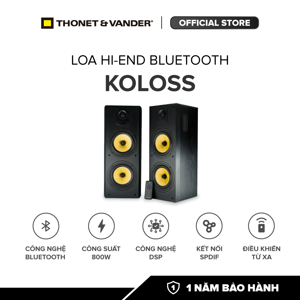 Loa Bluetooth Thonet and Vander KOLOSS BLACK