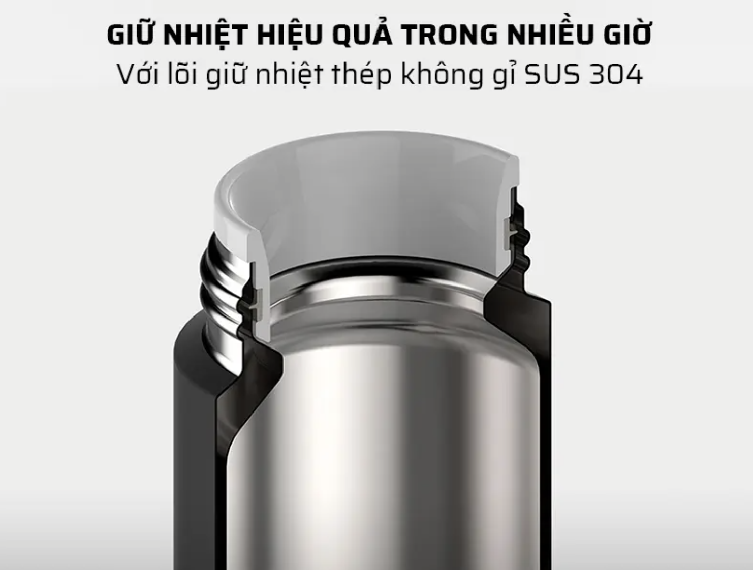 Bình Giữ Nhiệt Xiaomi Thời Gian Giữ Nhiệt 12- 24 Giờ - Hàng Nhập Khẩu