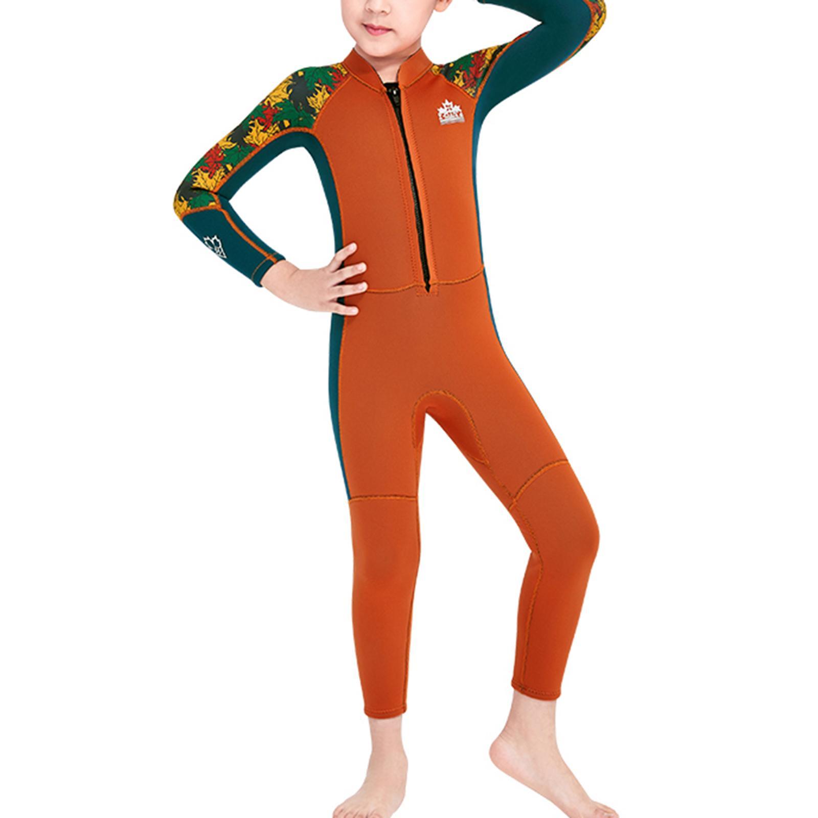 Kids Wetsuit Diving Swimsuits Swim Water Sports 2.5mm Neoprene Full suits