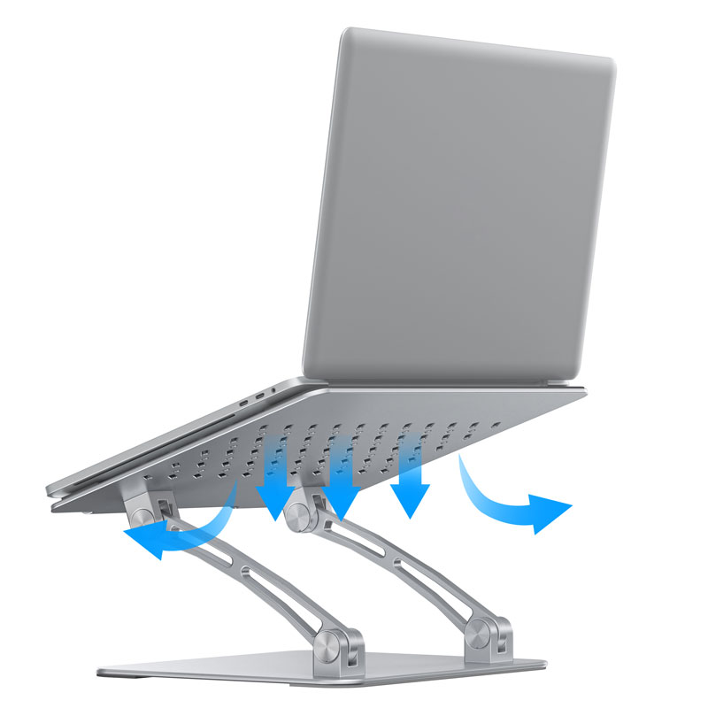 Giá Đỡ Wiwu Laptop Stand S700 Dành Cho Laptop Chất Liệu Kim Loại Thiết Kế Chắc Chắn, Điều Chỉnh Nhiều Độ Cao Khác - Hàng Chính Hãng