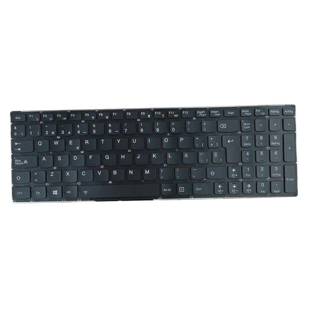 Spanish Español SP Teclado Keyboard Red Backlit for  Y50-70 Laptop