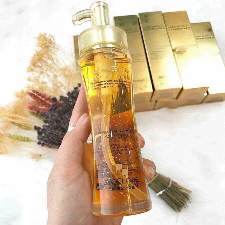 Serum trắng da - Serum vàng 24k Luxury Gold chống lão hóa 3W Clinic Hàn Quốc 150ml