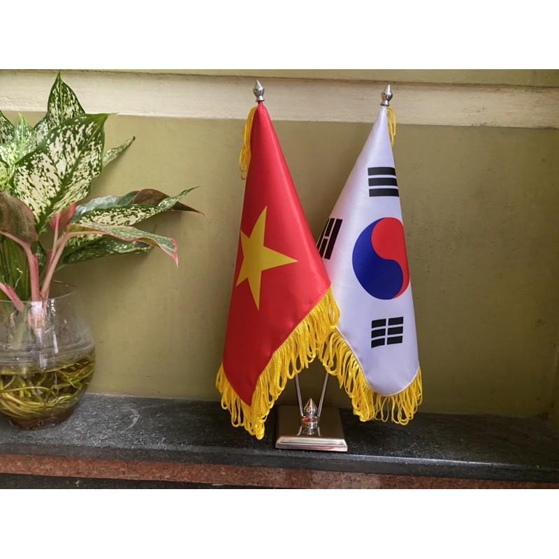 Cờ để bàn Việt Nam- Hàn Quốc