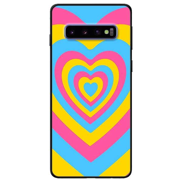 Ốp lưng dành cho Samsung Galaxy S9 Plus / S10 Plus - Tim Cầu Vồng