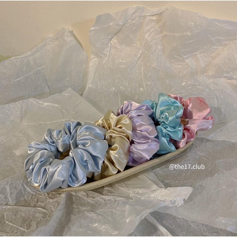 Scrunchies nhiều màu - Chun vải cột tóc