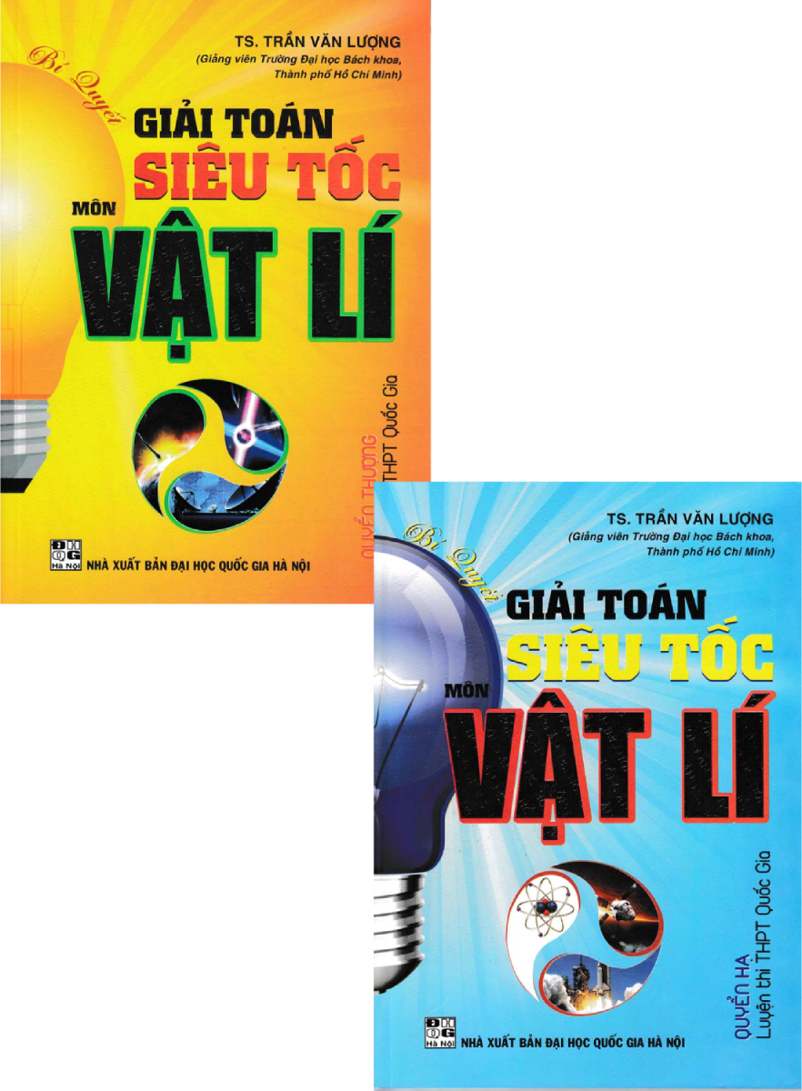 COMBO BÍ QUYẾT GIẢI TOÁN SIÊU TỐC MÔN VẬT LÍ (BỘ 2 CUỐN)