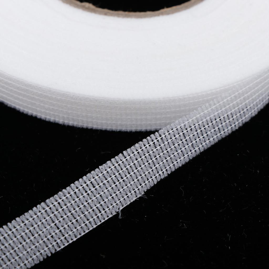 2pcs Sticky Hemming Tape Ribbon Sewing Fabric Fusing Tapes 10mm White/Black