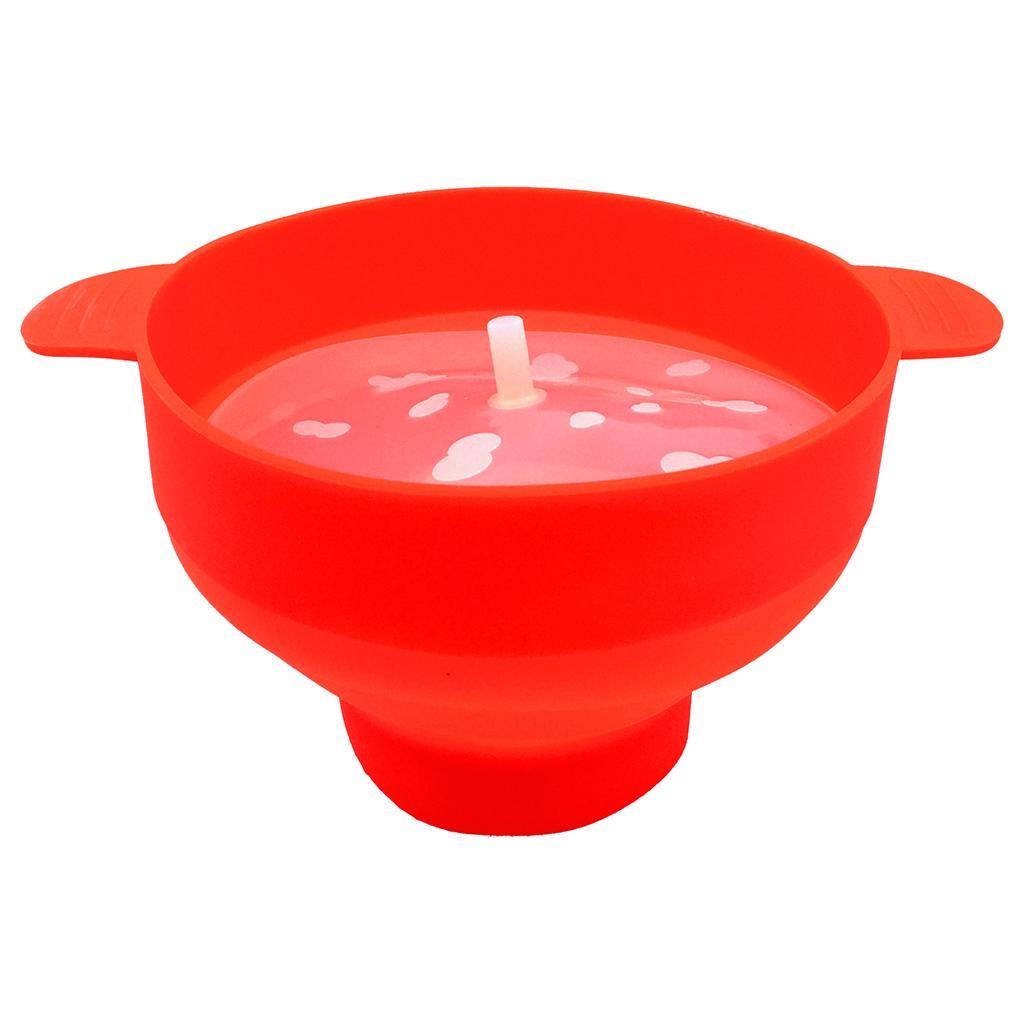 Microwaveable Popcorn Maker Pop Corn Food Grade Silicone Bowl