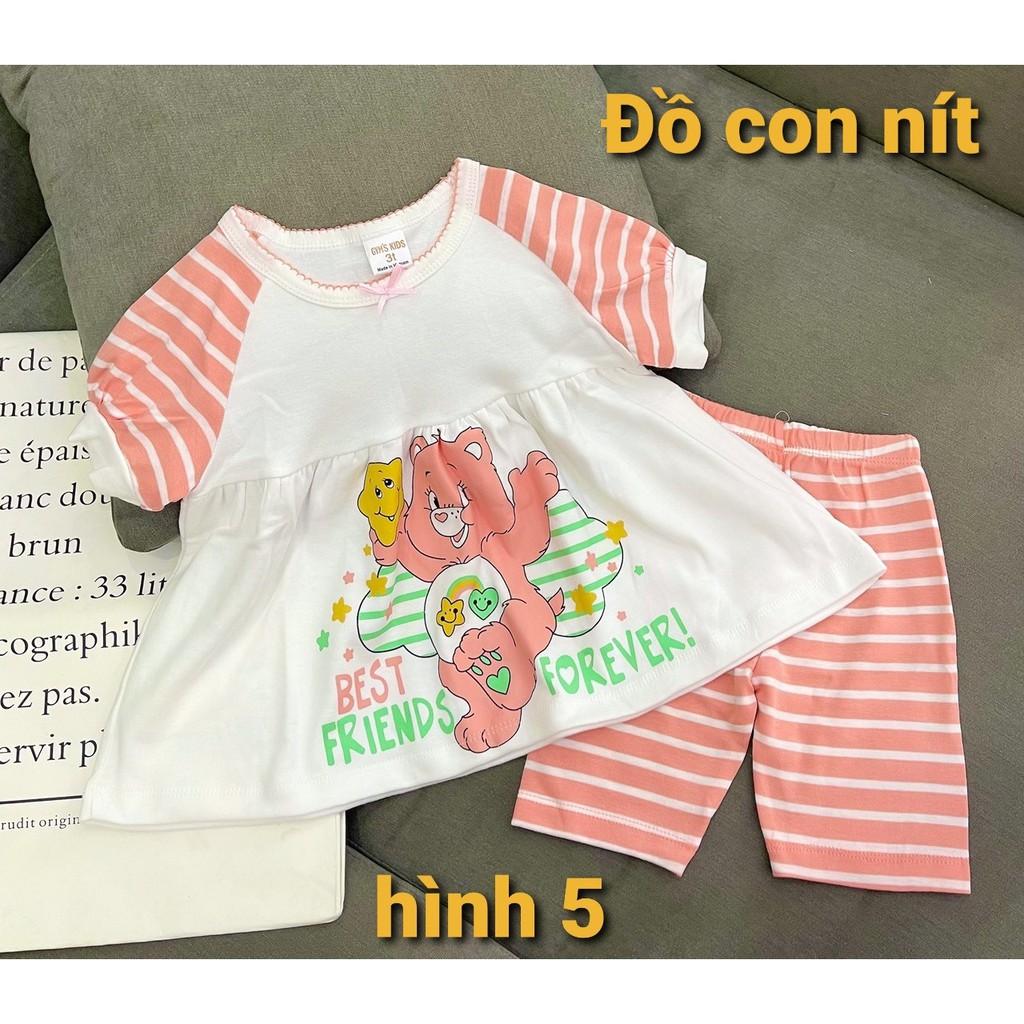BỘ BABYDOLL TAY PHỒNG BÉ GÁI - ĐỒ BỘ TRẺ EM